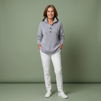 Isla™ | Ribbed Sweater with Collar