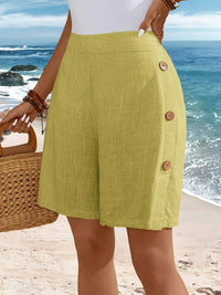 Whitney | Relaxed Shorts With Side Buttons