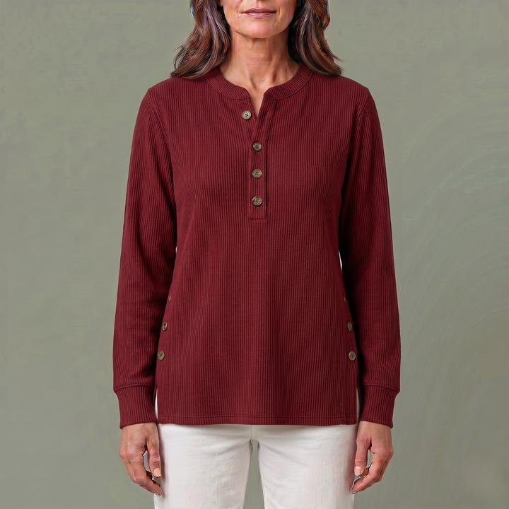 Mia™ | Sweater with a Round Neckline