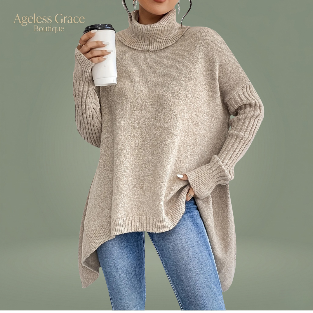 Lena™ Elegant Turtleneck Sweater