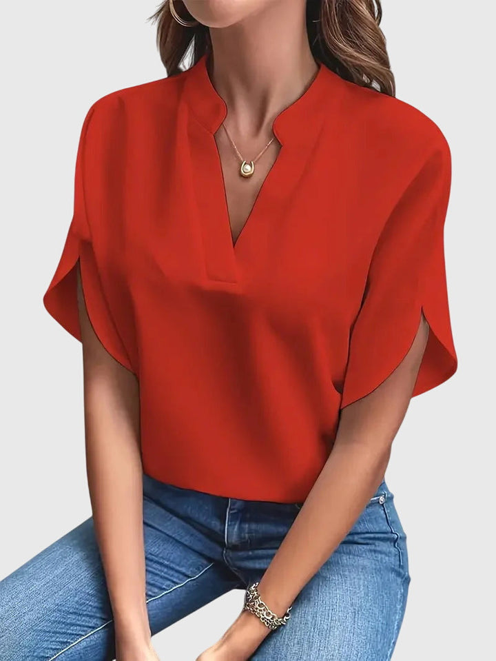 Harper | Soft and Elegant V-Neck Shirt