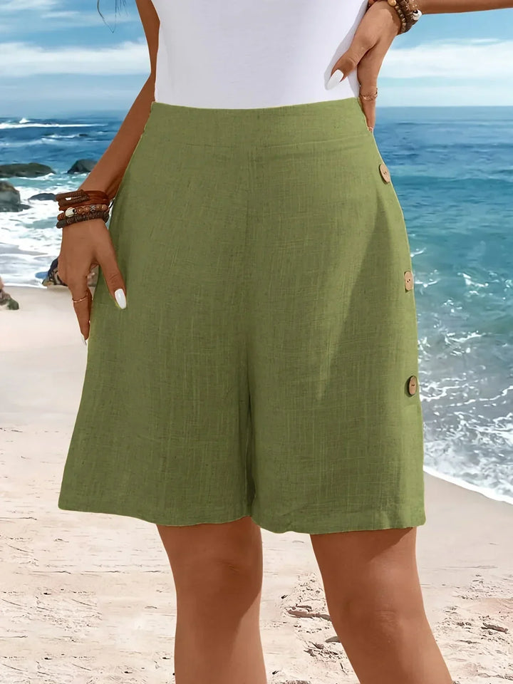 Whitney | Relaxed Shorts With Side Buttons