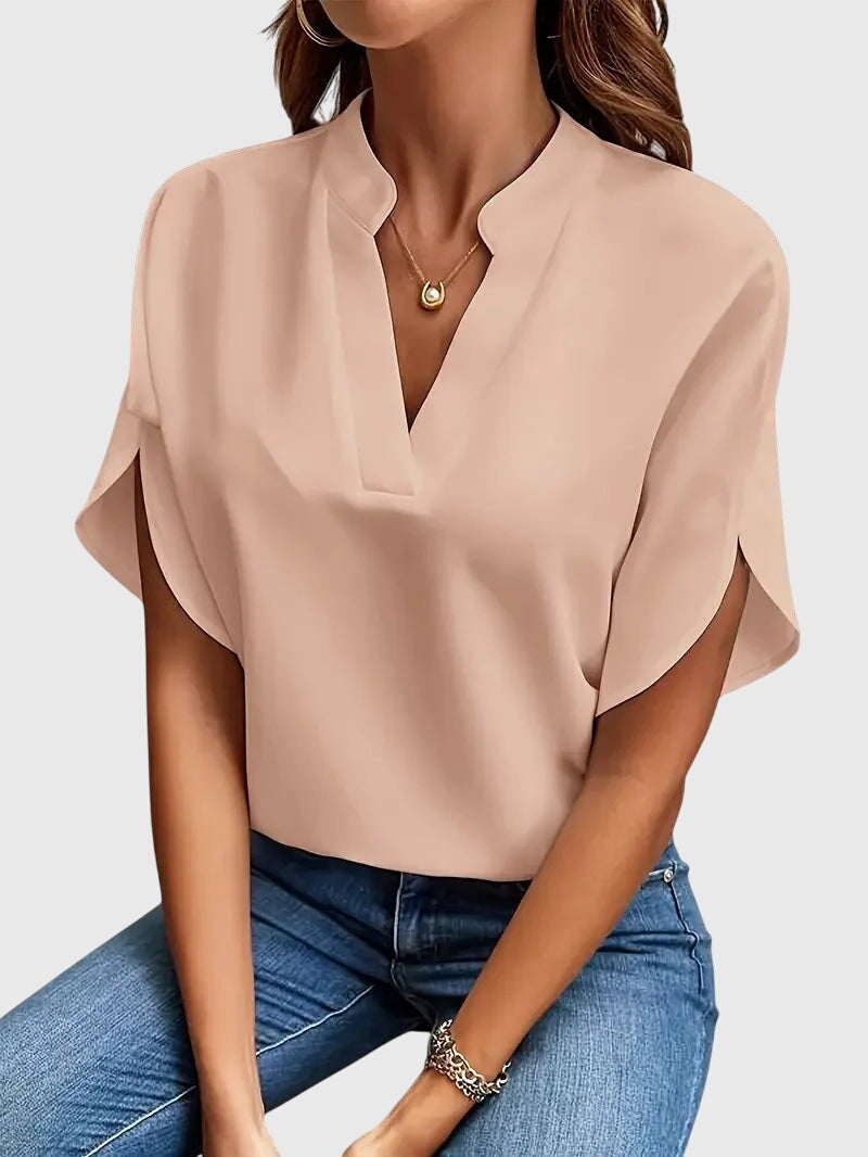 Harper | Soft and Elegant V-Neck Shirt