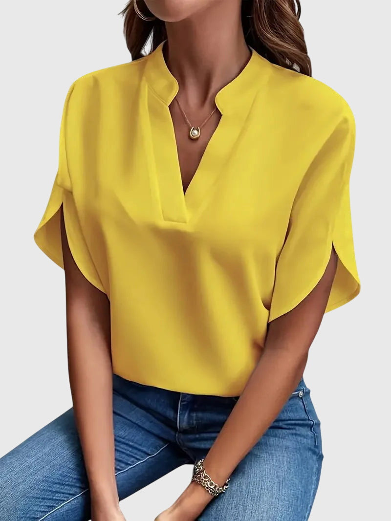 Harper | Soft and Elegant V-Neck Shirt