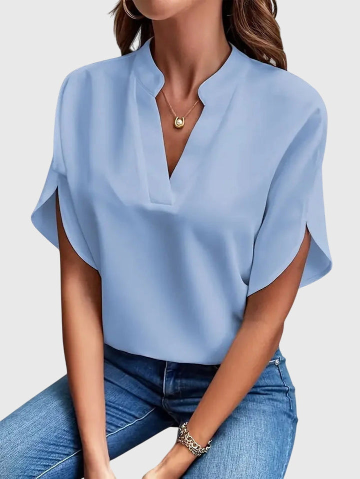 Harper | Soft and Elegant V-Neck Shirt