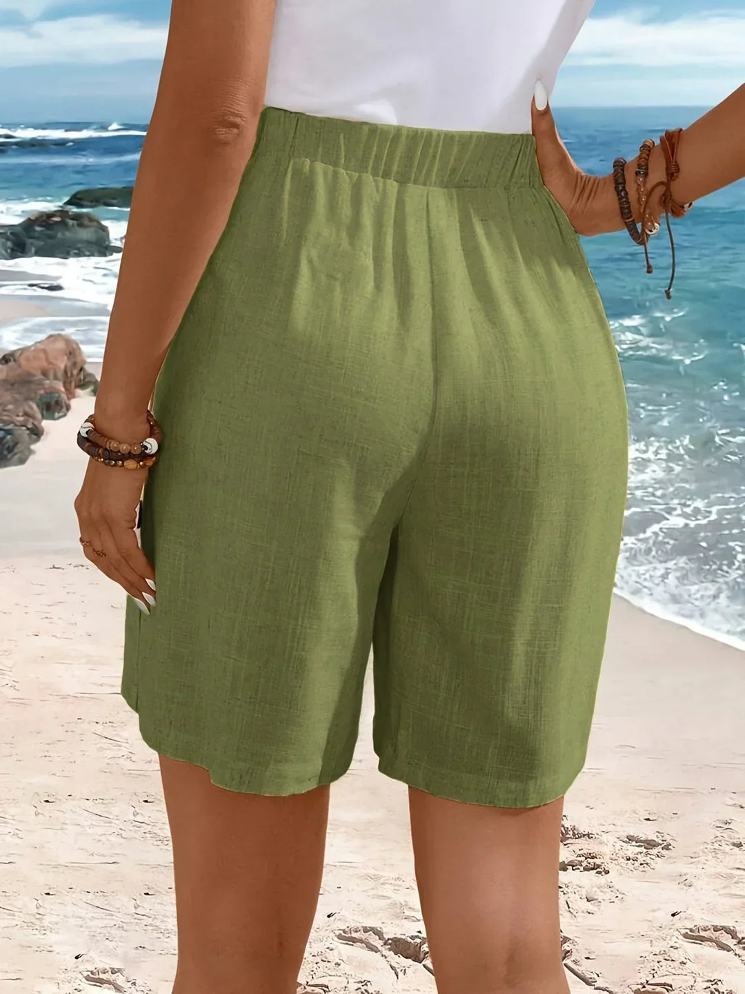 Whitney | Relaxed Shorts With Side Buttons