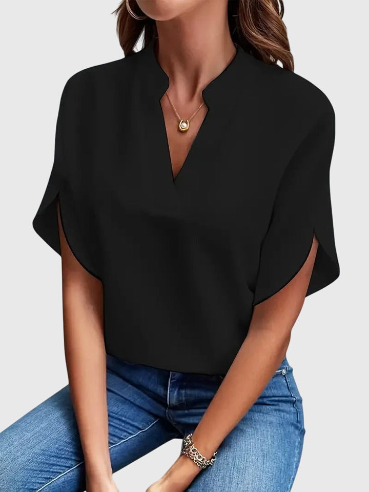 Harper | Soft and Elegant V-Neck Shirt