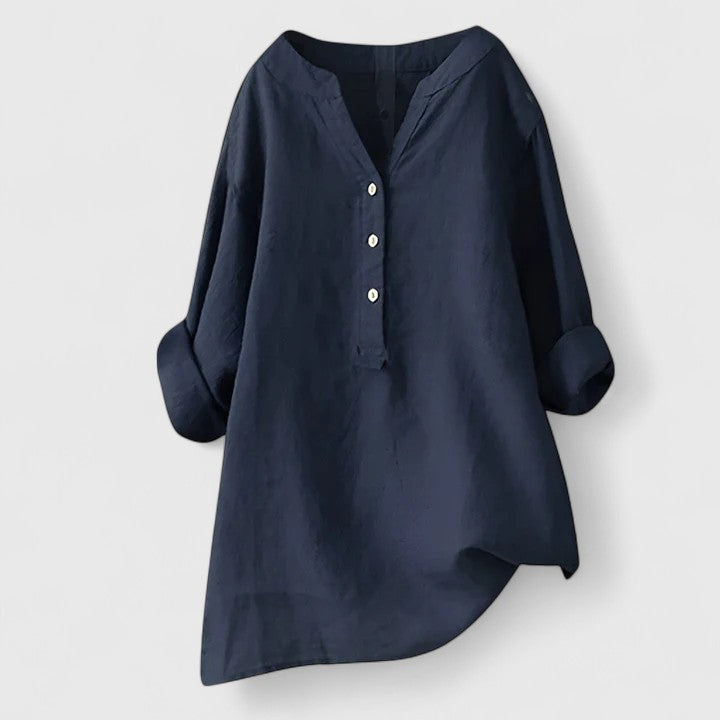 Caroline | Elegant Button-Front Shirt