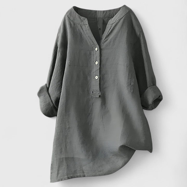 Caroline | Elegant Button-Front Shirt