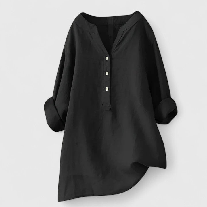 Caroline | Elegant Button-Front Shirt