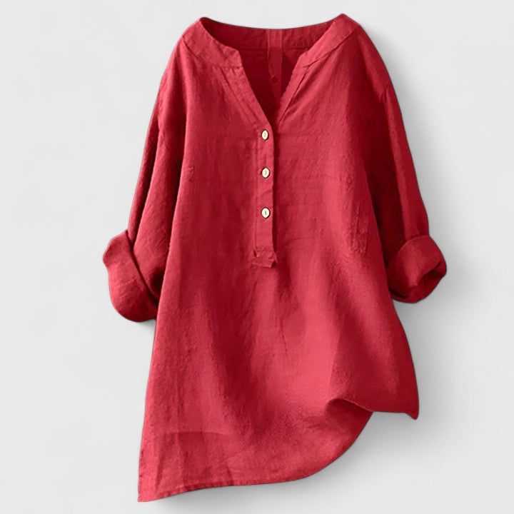 Caroline | Elegant Button-Front Shirt