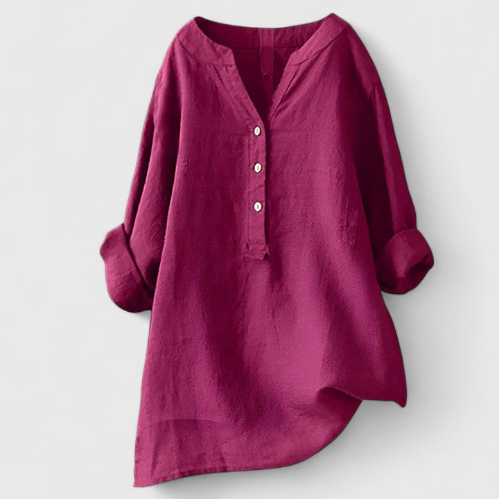 Caroline | Elegant Button-Front Shirt