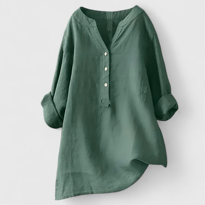 Caroline | Elegant Button-Front Shirt