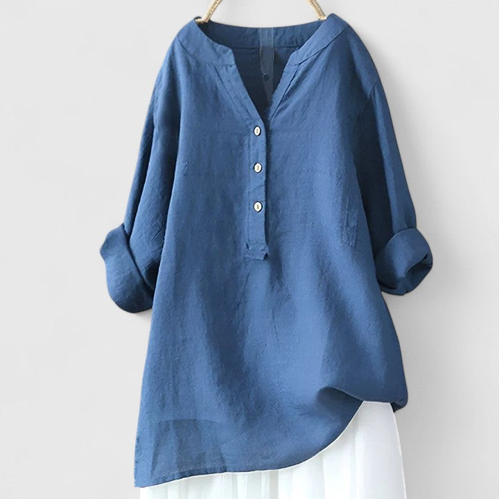 Caroline | Elegant Button-Front Shirt