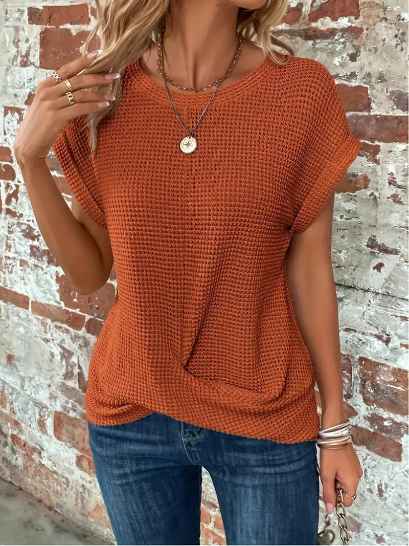 Sophie | Sweetheart Round Neck T-Shirt