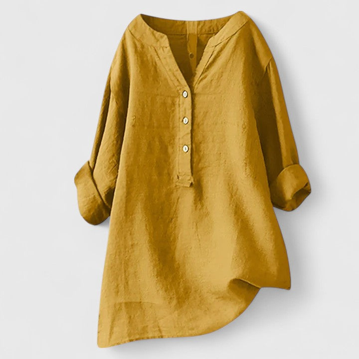 Caroline | Elegant Button-Front Shirt
